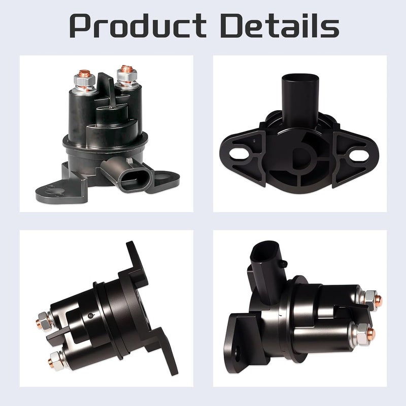 JTAREA 278-001-802 Starter Solenoid Replacement Parts for SeaDoo 3D GS GSI GSX GTI GTS GTX HX LRV RX RXP RXT SPI SPX SUV XP XP800 Wake 278003012 278001802 Starter Relay Solenoids - Image 3